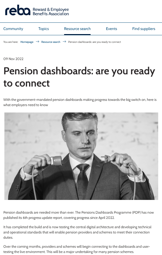 Image for opinion “Pension dashboards: are you ready to connect”